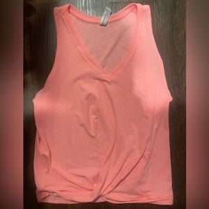 Target all in motion tank top. Bright coral-pink.